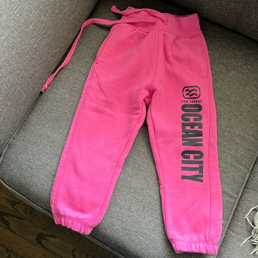 XS - Hot Pink Ocean City, NJ sweats OCNJ - worn once